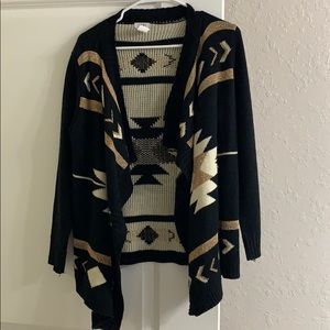 Patterned cardigan sweater from Tobi